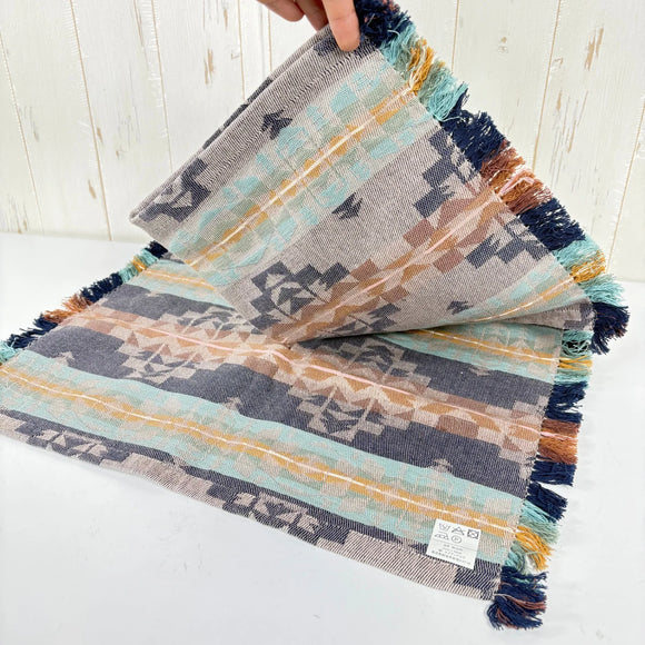 【OneSize ブラウン系】 Pendleton ( ペンドルトン ) ランチマット with サイド フリンジ (2P) Lunch Mat with Side Fringe (2P) 19804292 Desert Dawn z00056769 Desert