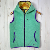 Aigle 女式小号绿色 Boa 羊毛背心，涤纶，上衣，背心，羊毛，z00053482