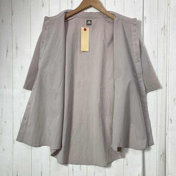 【Unisex M ベージュ系】 Nruc ( ヌルク ) ギャスパー エア シャツ GASPER Air SHIRT Beige TORAY Dot Air / 2WAYストレッチ / 速乾 ポリエステル ウェア トップス インナー シャツ ショートスリーブシャツ