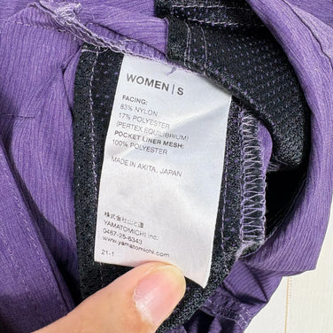 [Women's S Purple] Yamatomichi Light 5-Pocket Shorts Nylon Wear Bottoms Shorts z00057343 Shorts Bottoms