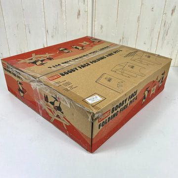 【OneSize シルバー系】 Chums ( チャムス ) ブービーフェイスフォールディングファイヤーピット L Booby Face Folding Fire Pit L Free CH62-1805 0000 z00056793 0000 焚き火台 キャンピン - 0