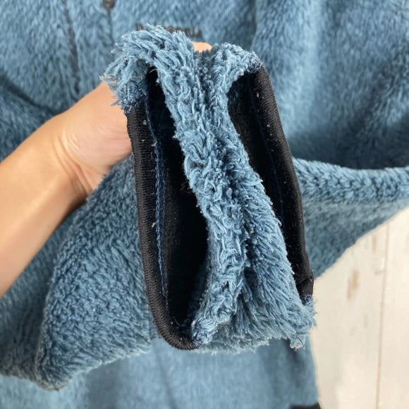 【Men's L ネイビー系】 2004 Patagonia ( パタゴニア ) R2 ボディ ラグ プルオーバー R2 Body Rug Pullover Deep Blue Heather 生産終了モデル 入手困難 ハイパイルフリース R1ストレッチパネル US