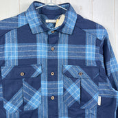 【Men's S ネイビー系】 Aclima ( アクリマ ) レジャーウール リボーン ウール シャツ LeisureWool ReBorn Wool Shirt 106310 366 CHECK NAVY/JEANS z00055895 366 CHECK NA