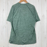 【Men's S グリーン系】 2023 Patagonia ( パタゴニア ) リッジ フロー シャツ Ridge Flow Shirt HMKG ポリエステル ウェア トップス インナー シャツ ショートスリーブTシャツ クルーネック 化繊 z00056686