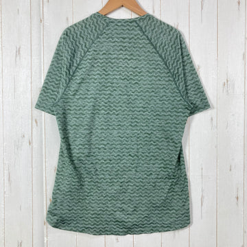 【Men's S グリーン系】 2023 Patagonia ( パタゴニア ) リッジ フロー シャツ Ridge Flow Shirt HMKG ポリエステル ウェア トップス インナー シャツ ショートスリーブTシャツ クルーネック 化繊 z00056686 - 0