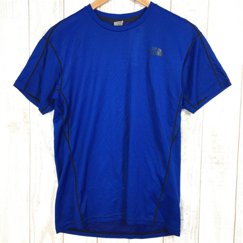 【Men's M ブルー系】 The North Face ( ザ・ノースフェイス ) ショートスリーブ フラッシュドライ クール ティー S/S Flashdry Cool Tee Tシャツ NT11714 Asian Men's  化繊 ショートスリーブTシャ