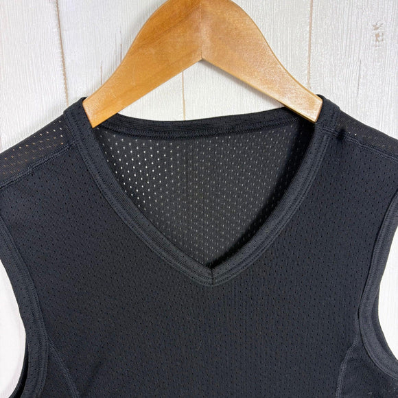 【Men's M ブラック系】 Finetrack ( ファイントラック ) ドライレイヤー スキンメッシュ ノースリーブ ポリエステル ウェア トップス インナー シャツ タンクトップ ノースリーブシャツ z00058785  タンクトップ ノースリーブシャツ イ