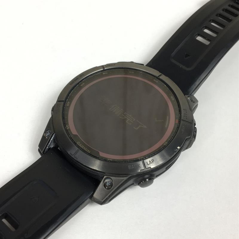 【OneSize ブラック系】 Garmin ( ガーミン ) フェニックス 7 Fenix 7 Sapphire Dual Power Ti Carbon Gray Dlc / Black Gps スマートウォッチ + Hemsut Watch Bands セット