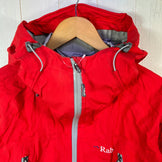 Rab Latok Alpine Jacket, Men's Size M, Red. This nylon hardshell jacket is a top and outerwear item from eVent (z00055211).