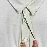 【Men's M アイボリー系】 Houdini ( フーディニ ) メンズ コスモ シャツ Men's Cosmo Shirt 238724 Foggy Mountain z00058225 Foggy Mountain 化繊 ショートスリーブシャツ インナー シャ