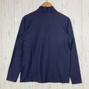 【Unisex XS ネイビー系】 Static ( スタティック ) ダブルセル ジップネック ロングスリーブ シャツ DOUBLECELL ZIP NECK L/S SHIRTS 3層メッシュ構造 リサイクルポリエステル ジップネック ポリエステル ウェア トップス-2