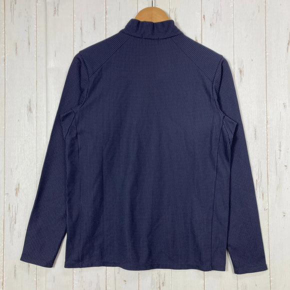 【Unisex XS ネイビー系】 Static ( スタティック ) ダブルセル ジップネック ロングスリーブ シャツ DOUBLECELL ZIP NECK L/S SHIRTS 3層メッシュ構造 リサイクルポリエステル ジップネック ポリエステル ウェア トップス
