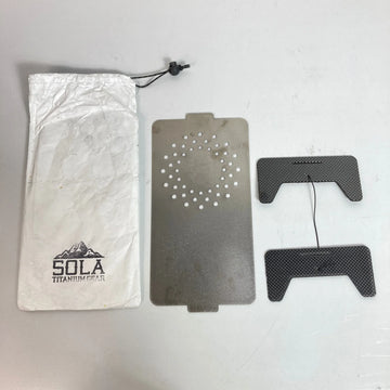 【OneSize シルバー系】 Sola Titanium Gear（ソラチタニウムギア） ソラギア スーパーテーブル #1 Super Table #1 チタン キャンピングギア キャンピングファニチャー テーブル z00055586  テーブル キャンピングフ