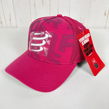 【OneSize ピンク系】 Compressport ( コンプレスポーツ ) トラッカー キャップ Trucker Cap コットン ウェア ウェア小物 ヘッドウェア キャップ z00054809  キャップ ヘッドウェア ウェア小物 ウェア