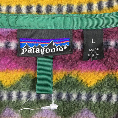 【Men's L パープル系】 Patagonia ( パタゴニア ) プリンテッド ライトウェイト シンチラ スナップt スペシャル Printed Light Weight Synchilla Snap-T Sp ダイヤモンド フリース ジャケット カタログ掲載 - 【公式】2ndGEAR（セカンドギア）Webショップ【登山用品・アウトドア用品専門 買取販売店】