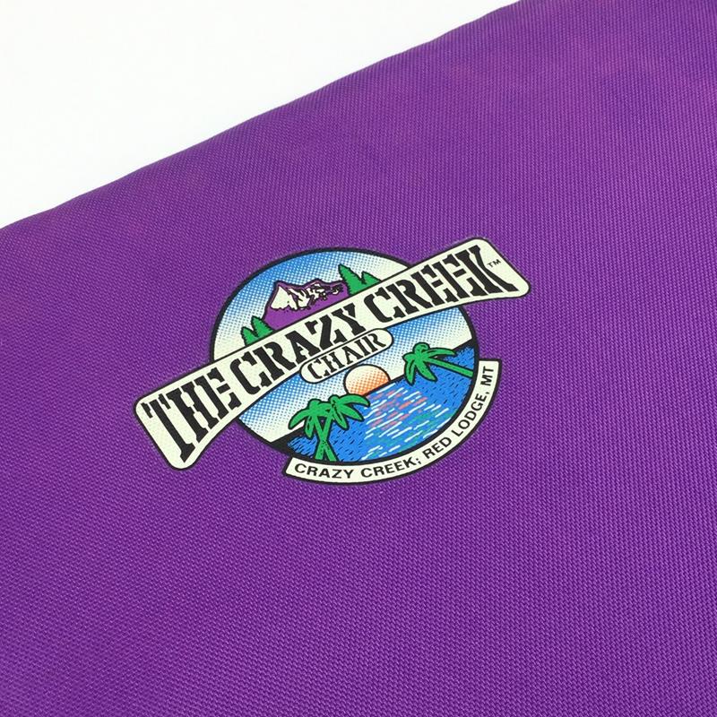 [OneSize Purple] Crazy Creek 90S 常规椅子地椅座椅椅子老标志 ACE 方扣紫色/红色椅子野营家具野营装备