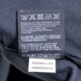 Men's Medium Black Jackwolfskin Cotton Short Sleeve Polo Shirt, Cotton Top, Undershirt, Synthetic Fiber, z00053094