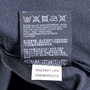 Men's Medium Black Jackwolfskin Cotton Short Sleeve Polo Shirt, Cotton Top, Undershirt, Synthetic Fiber, z00053094