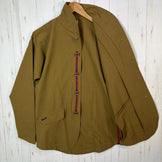 Unisex, Small, Brown, Axesquin Yamani Nobotta Kamoshirenai Light Blue Nylon Long Sleeve Shirt, Synthetic Fiber, z00053539