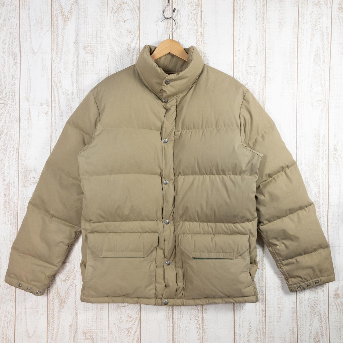 [Men's M Beige] The North Face Sierra Parka Made in the USA Vintage Down Jacket 65/35 Bayhead Cloth Brown Tag Old Tag Vintage Hard to Find ND-1025 Inte