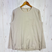 【Men's L アイボリー系】 Houdini ( フーディニ ) メンズ カバークルー ロングスリーブ M's Cover Crew Long Sleeve 258694 Foggy Mountain z00058229 Foggy Mountain 化繊 ロング