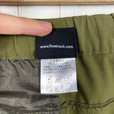 Finetrack Chrono 男士中号长裤，绿色，涤纶软壳面料（z00054306）