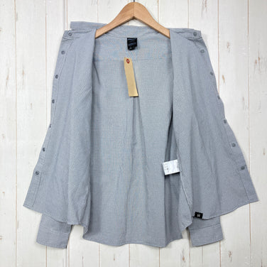 【Women's S グレー系】 Millet ( ミレー ) インセクト バリヤー ロングスリーブ チェック シャツ INSECT BARRIER LS CHK SHIRT ポリエステル ウェア トップス インナー シャツ ロングスリーブシャツ 化繊 z000604