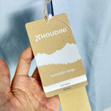 【男款 M 灰色系】 Houdini ( 胡迪尼 ) 男士 Cosmo 衬衫 M's Cosmo Shirt 238724 GROUND GREY z00055924 GROUND GREY 化纤 短袖衬衫 内搭 衬衫 上衣 男