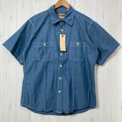 【Men's L ブルー系】 Camco（カムコ） シャンブレー シャツ Chambray Shirt コットン ウェア トップス インナー シャツ ロングスリーブシャツ 化繊 z00058766  化繊 ロングスリーブシャツ インナー シャツ トップス ウェア