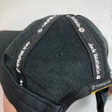 Jackwolfskin JP BXL 法式毛圈布六片帽，男女通用，均码，黑色。涤纶材质。