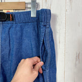 【男式 L 蓝色系】Wildthings (Wildthings) 牛仔布 登山 七分裤 短裤 停产型号 稀有 KATO`（KATO）联名 棉 衣服 下装 长裤 棉 z00057277