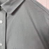 【女士 M 绿色系】 Ridge Mountain Gear ( 山脊山地装备 ) 基础款长袖衬衫 Coast Grey 涤纶 运动服 上衣 内搭 衬衫 长袖衬衫 合成纤维 z00057285 Coas