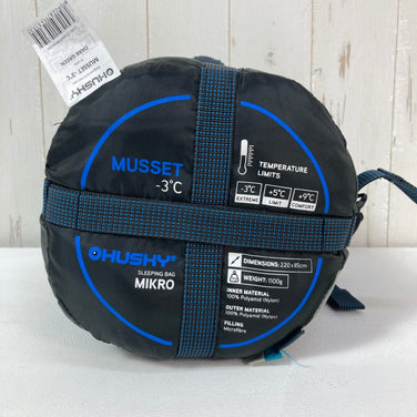 【L ブルー系】 Husky（ハスキー） ミュセット Musset Dark Green -3℃ 化繊ダウン スリーピングシステム 寝袋 化繊シュラフ z00055681 Dark Green 化繊シュラフ 寝袋 スリーピングシステム