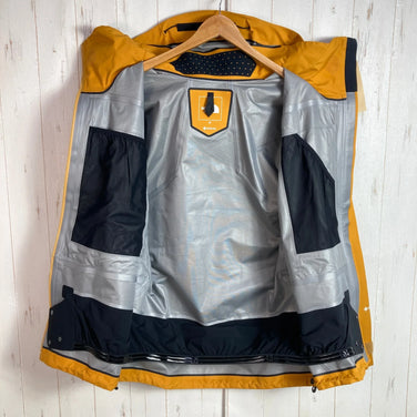 The North Face Powder Guide Jacket, Men's Size M, Orange. Polyester outerwear, hardshell jacket with GORE-TEX.