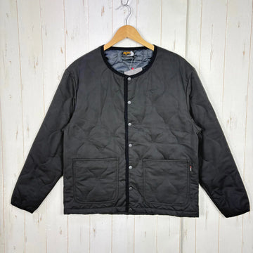 【Men's M ブラック系】 Rokx ( ロックス ) キルト カーディガン インスレーテッド ポーラテック パワー フィル Quilt Cardigan Insulated Polartec Power Fill RXMF234024 R19 BLACK z0