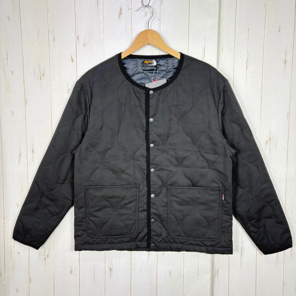 【Men's M ブラック系】 Rokx ( ロックス ) キルト カーディガン インスレーテッド ポーラテック パワー フィル Quilt Cardigan Insulated Polartec Power Fill RXMF234024 R19 BLACK z0
