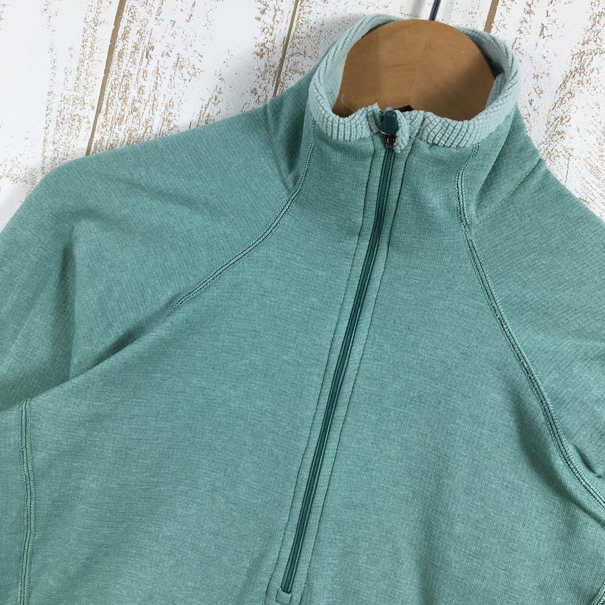 [女式 S 绿色] Patagonia Capilene 4 拉链领打底 Polartec Power Dry Fleece 衬衫 43475 国际女式 LUX