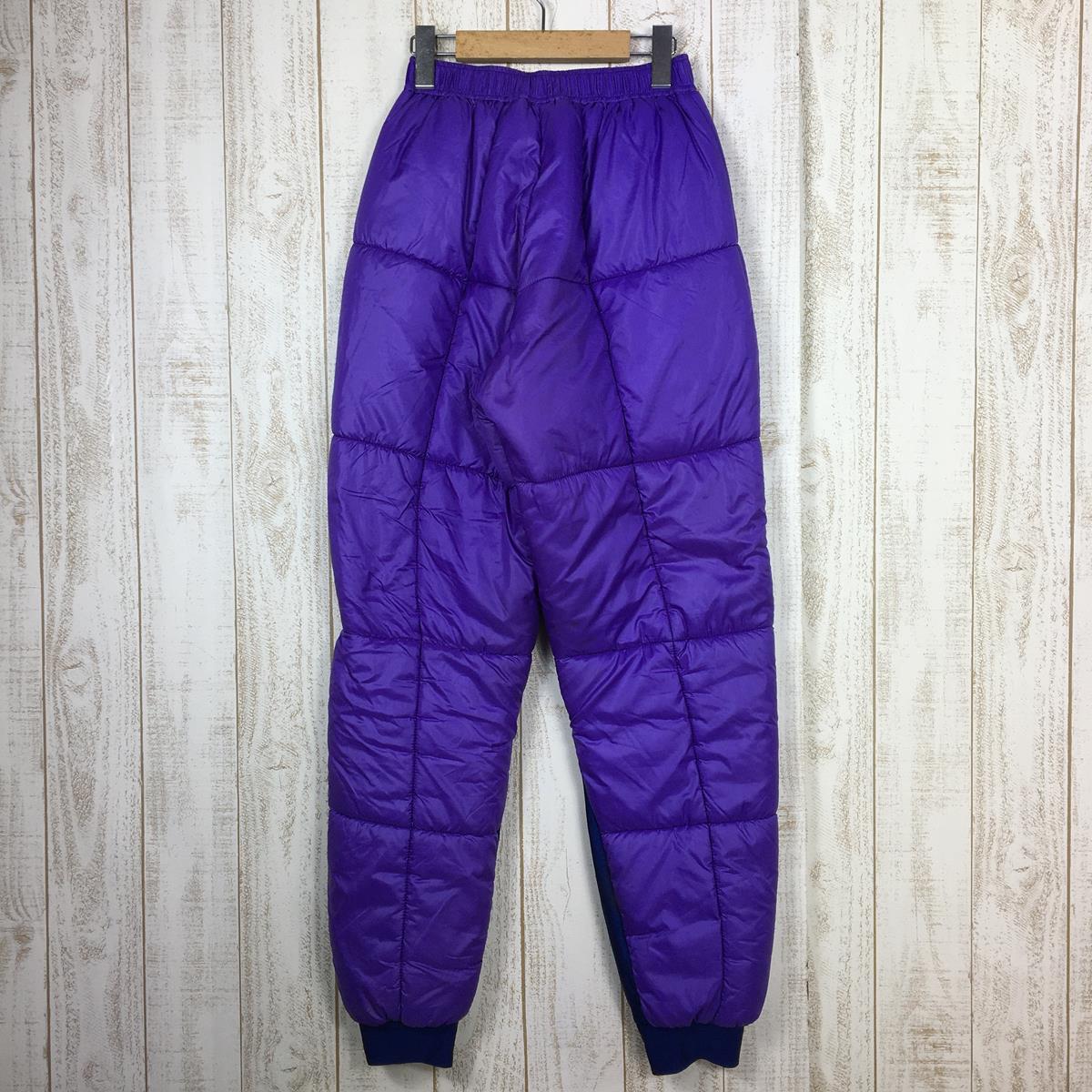 [Men's M Purple] Montbell Exceloft Insulated Pants, Padding, Asian Men's Synthetic Insulated Long Pants, Bottoms, Wear