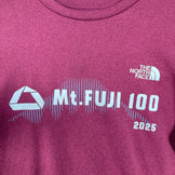 【Unisex M レッド系】 The North Face ( ザ・ノースフェイス ) Mt.FUJI100 2025 参加賞Tシャツ Mt.FUJI100 2025 Participant T-Shirt EXPLORE SOURCE ポリエステル ウェア トッ
