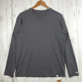 【Men's L グレー系】 Ridge Mountain Gear ( リッジマウンテンギア ) メリノ ベーシック ティー ロングスリーブ Merino Basic Tee Long Sleeve メリノウール ウェア トップス インナー シャツ ロングスリー