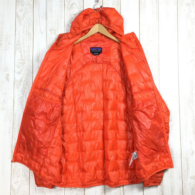 【男款L橙】Patagonia Micro Puff Hoody Plumafil 隔热夹克 84030 国际男款 PBH 画笔红