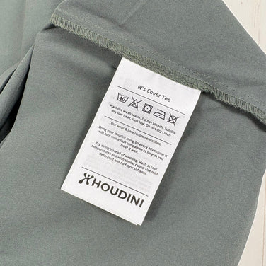 【Women's M グリーン系】 Houdini ( フーディニ ) ウィメンズ カバー ティー W's Cover Tee 840016 GREENESS z00055976 GREENESS 化繊 ショートスリーブTシャツ クルーネック インナー シャツ トップス