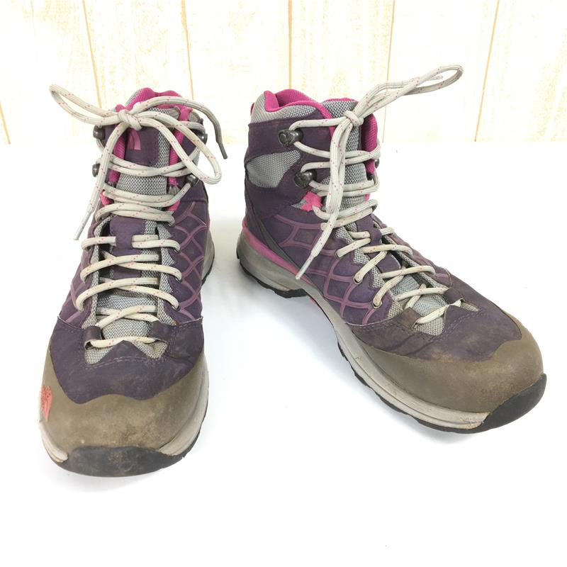 【Women's 25.0cm パープル系】 The North Face ( ザ・ノースフェイス ) レック 2 ミッド ゴアテックス Wreck Ii Mid Gore-Tex トレッキングシューズ NFW01522 Women's グランドパープル / フーシアピンク トレ