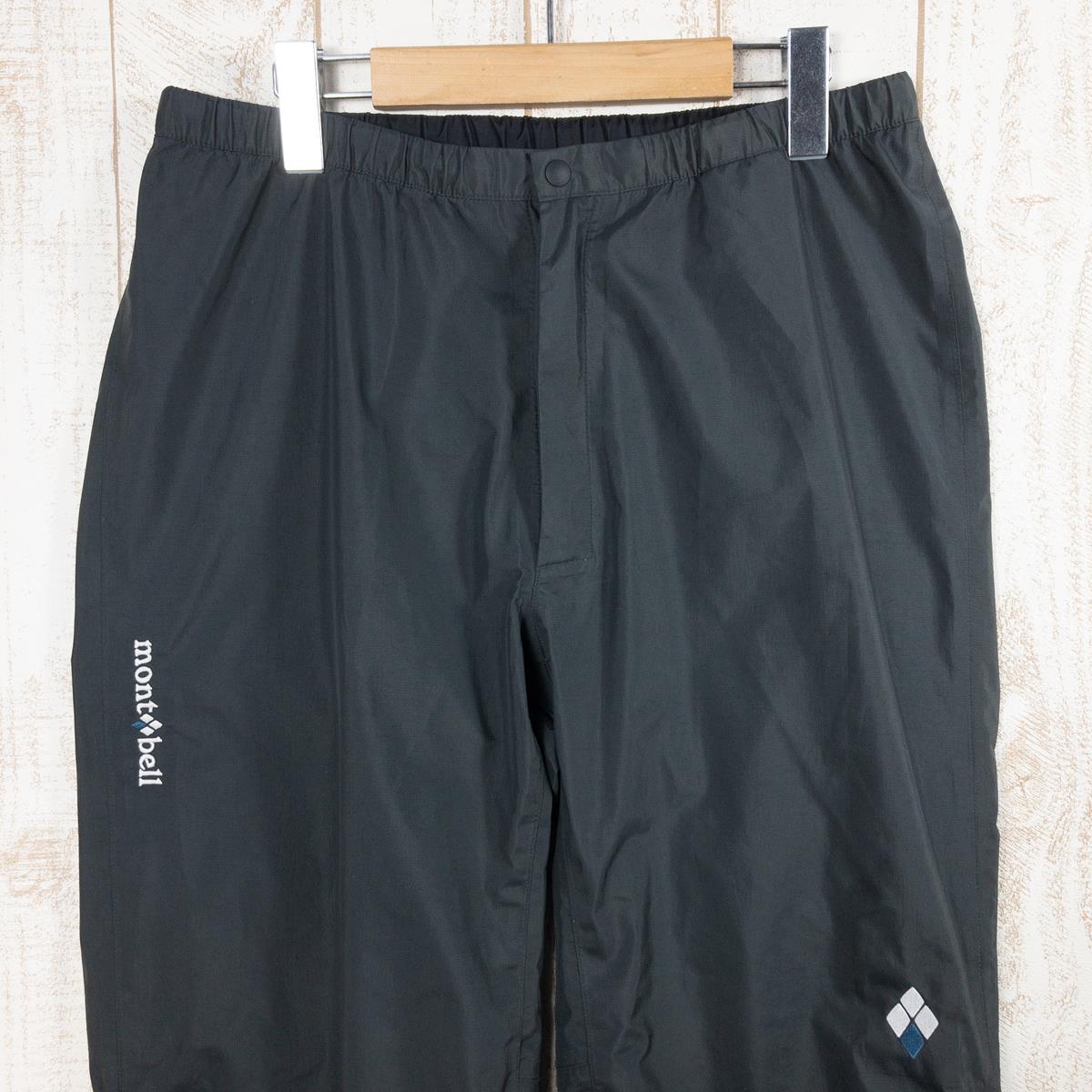 【Men's S グレー系】 Montbell ( モンベル ) サンダーパス パンツ レインシェル 防水 透湿 1128574 Asian Men's Gunmetal レインシェル ロングパンツ ボトムス ウェア