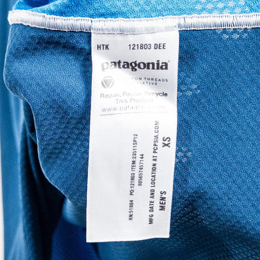 Men's XS Blue 2012 Patagonia Air Flow Tank Polyester Clothing Top Undershirt Sleeveless Shirt z00052969