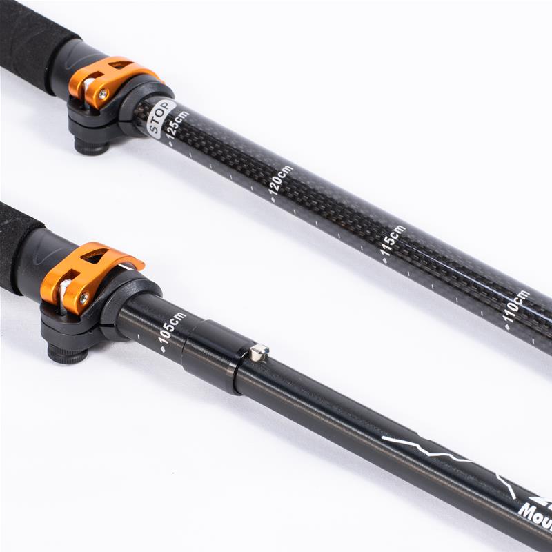 【OneSize ブラック系】 2ndGEAR Mountain Products ( セカンドギアマウンテンプロダクツ ) フレックス フォールディング トレッキングポール F.F. Trekking Poles アルミ製 【1年保証付き】 ペア 2本組 Blac