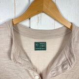 【Men's L ベージュ系】 Brown By 2Tacs ( ブラウン By ツータックス ) ウール ヘンリーネック シャツ 軽エディション 生産終了モデル 入手困難 Moonlight Gear（ムーンライトギア）別注モデル ウール ウェア トップス インナ