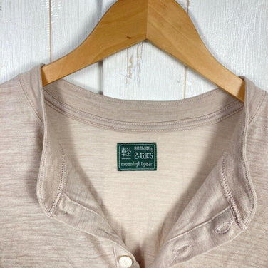 【Men's L ベージュ系】 Brown By 2Tacs ( ブラウン By ツータックス ) ウール ヘンリーネック シャツ 軽エディション 生産終了モデル 入手困難 Moonlight Gear（ムーンライトギア）別注モデル ウール ウェア トップス インナ