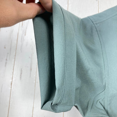 Women's Small Green Ridge Mountain Gear Basic Short Sleeve Shirt, Sage Green, Polyester, Top, Undershirt, Shirt