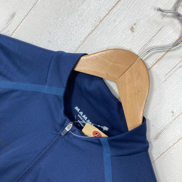 【Women's M ネイビー系】 Mammut ( マムート ) アタカゾ ライトジップ Atacazo Light Zip ポリエステル ウェア トップス インナー シャツ ショートスリーブシャツ 化繊 z00059441  化繊 ショートスリーブシャツ インナー